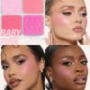 Huda Beauty Blush Filter Blurring Blushlighters Palette - Baby Pink (7.5g) - Thumbnail Image 2