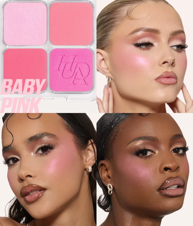 Huda Beauty Blush Filter Blurring Blushlighters Palette - Baby Pink (7.5g) - Image 2