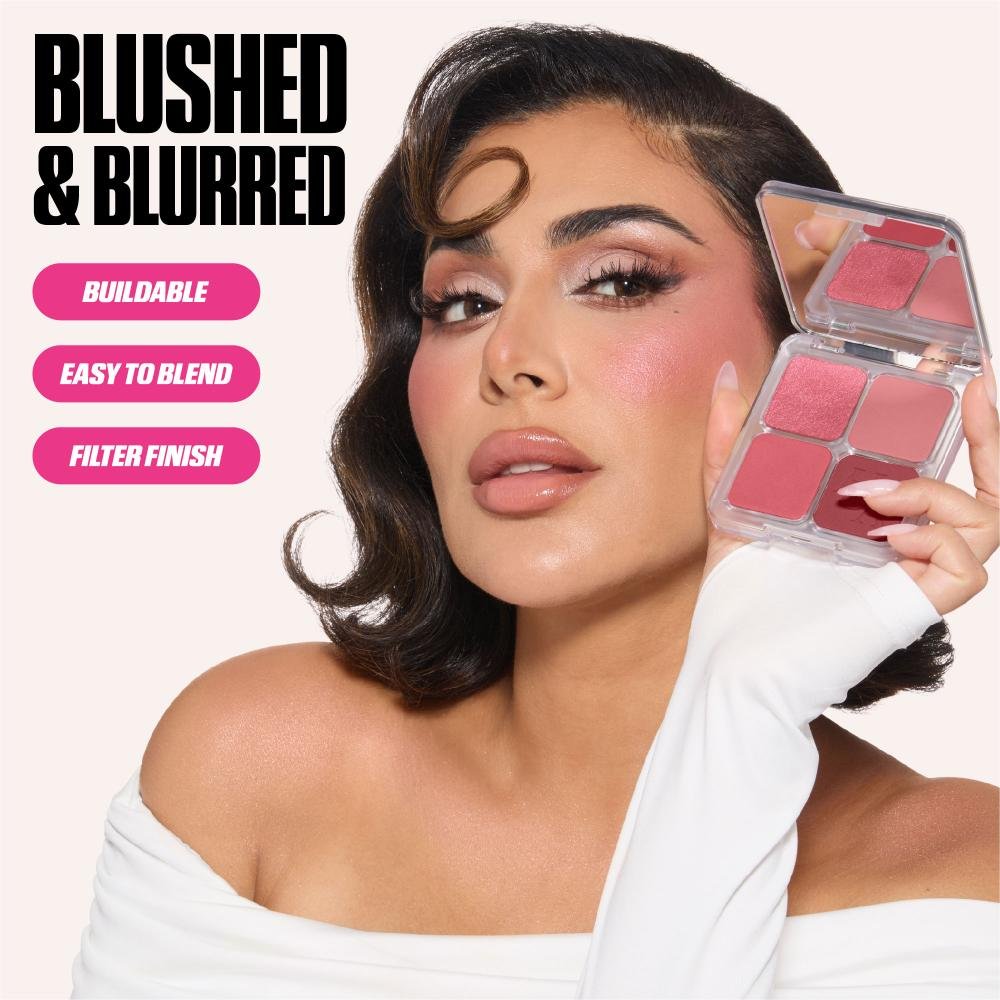 Huda Beauty Blush Filter Blurring Blushlighters Palette - Baby Pink (7.5g) - Image 3
